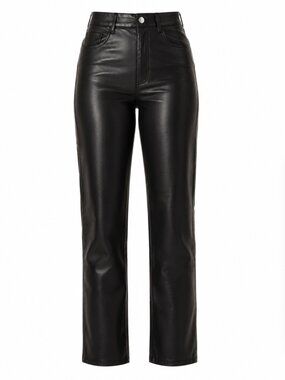 Aritzia Wilfred Melina Black Vegan Leather Pants 6